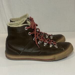 Converse Sneakers Youth Junior 5 HiTop Winter Monks Robe Hitop Brown Leather